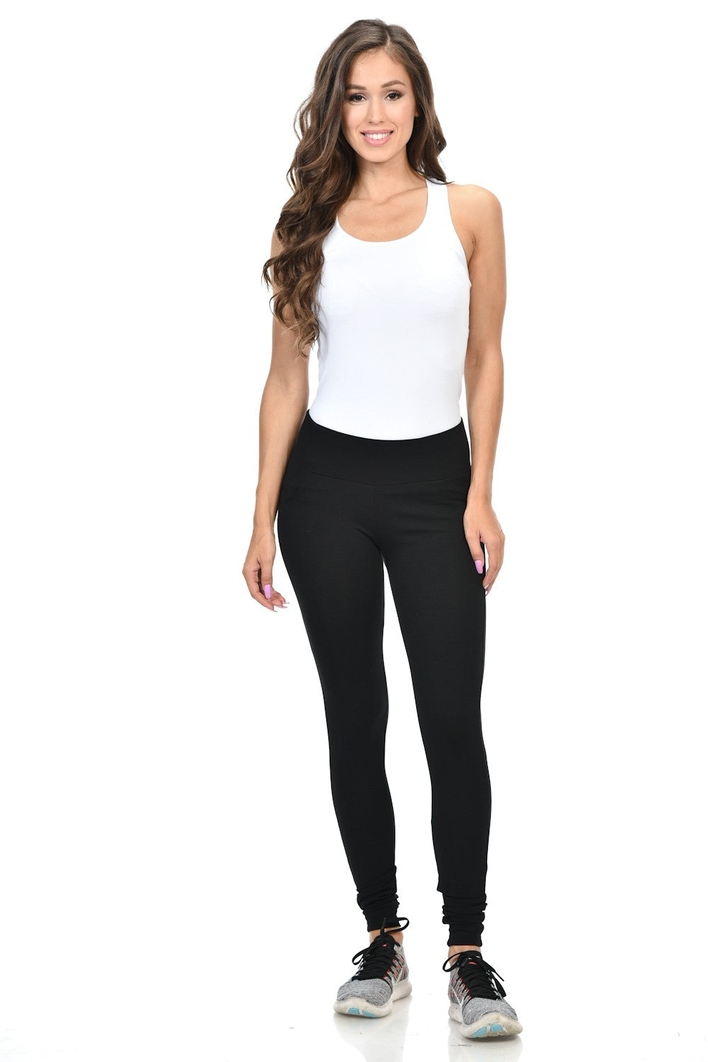 All Black Power Flex Yoga Skinny Pants